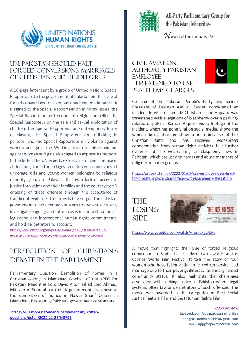 APPG Pakistani Minorities tweet media