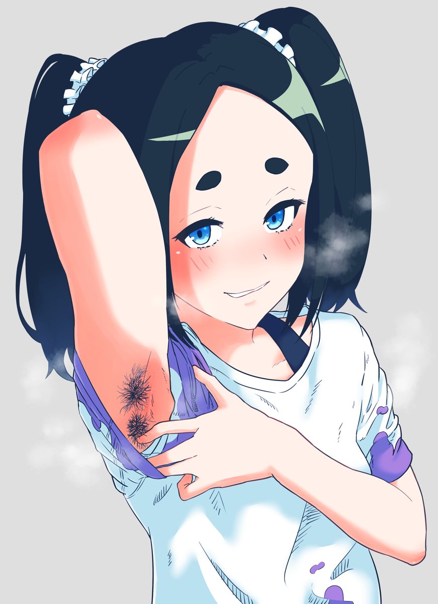 腋を見せてくれるトキシッコちゃんです 