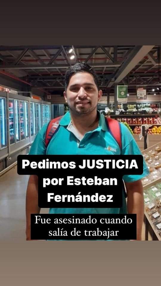 MeliHerreroOk's tweet photo. Los compañeros del supermercado La Reina organizarán una convocatoria para pedir justicia por Brian, el jóven asesinado el pasado viernes a la noche cuando volvía de trabajar para robarle su bicicleta.....

¿Cuántas muertes más para que reaccionemos? 

#NuetrasVidasValen https://t.co/dYASrkiWiB