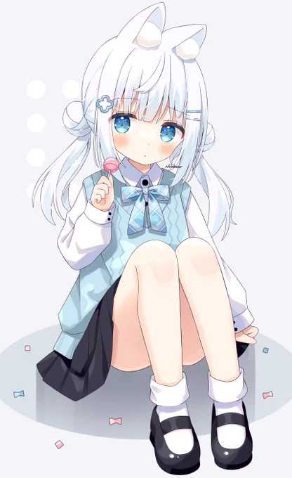 #オリキャラは性癖の見本市 制服に大きめのリボン… 