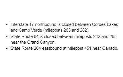 Arizona DOT tweet media
