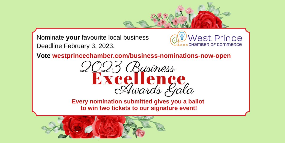 West Prince Chamber tweet media