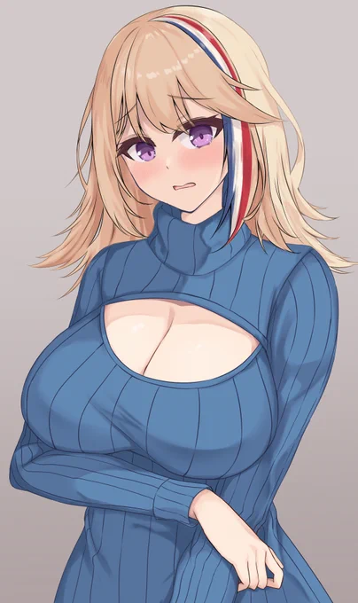 胸開きのやつ着させられるショーシャ

#少女前線 #ドルフロ #GirlsFrontline #소녀전선 