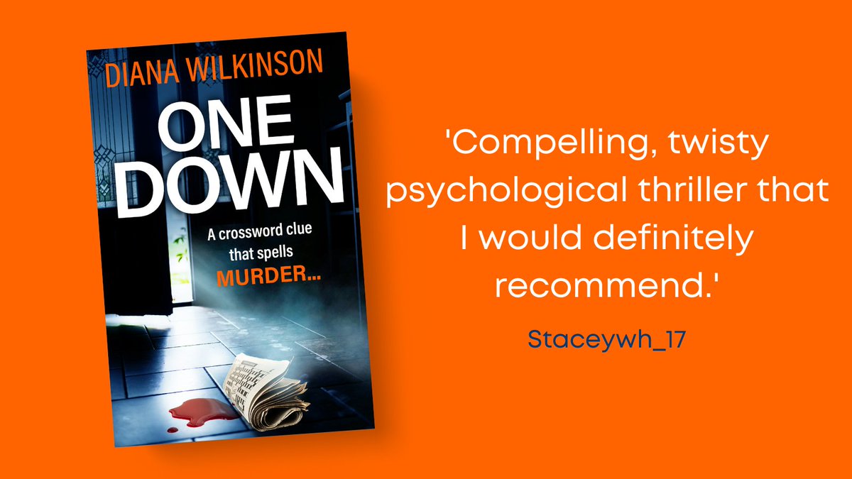 BoldwoodBooks's tweet image. 'Compelling, twisty psychological thriller that I would definitely recommend.' says @staceywh100 about #OneDown by @DiWilkinson2020  instagram.com/p/CnvmfP7IyYk/

Pick up a copy today ➡️ amzn.to/3SWOOCT