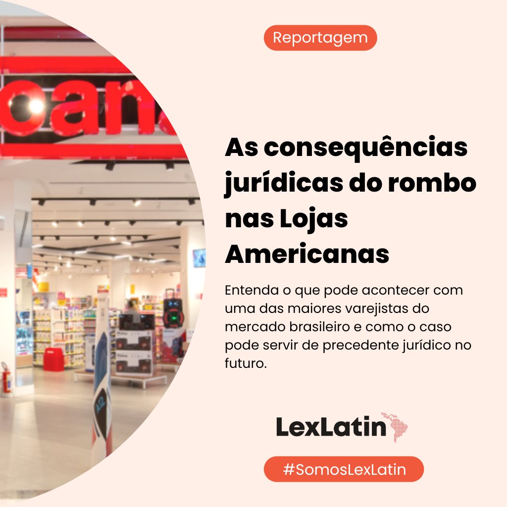 LexLatinBr's tweet image. 📝 Entenda o que pode acontecer com uma das maiores varejistas do mercado brasileiro, lendo essa #reportagem LexLatin
👉 bit.ly/3knLXXW
#demonstraçõesfinanceiras #gerenciamentoderiscos #dívidas #americanas #empresas #varejo