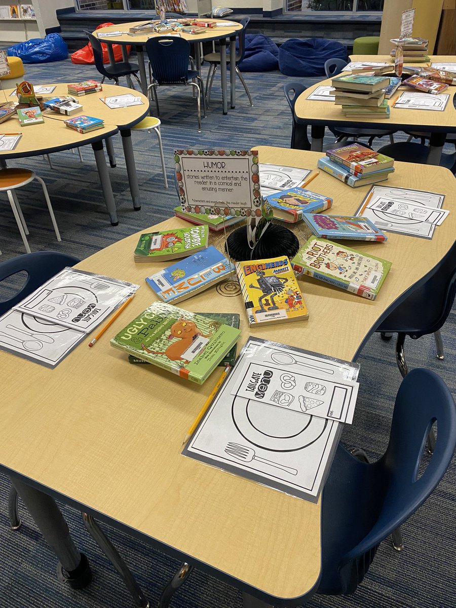 SLEMediaCenter's tweet photo. @SLESeahawks I cannot wait to see you in the library tomorrow for our book tailgate!  #booktailgate #literacyweek2023 #ccpsliteracy #ccps https://t.co/ND98l6xmAN