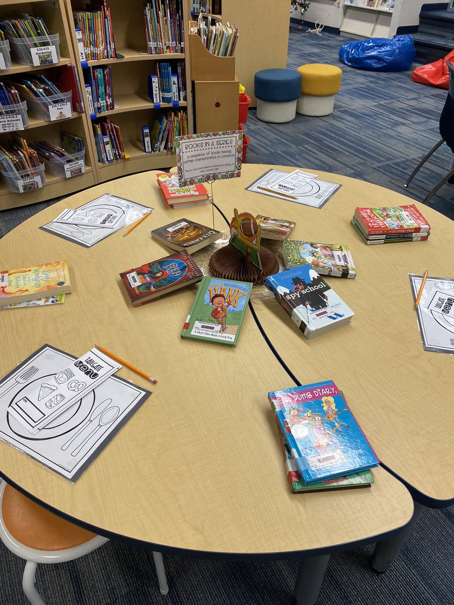 SLEMediaCenter's tweet photo. @SLESeahawks I cannot wait to see you in the library tomorrow for our book tailgate!  #booktailgate #literacyweek2023 #ccpsliteracy #ccps https://t.co/ND98l6xmAN
