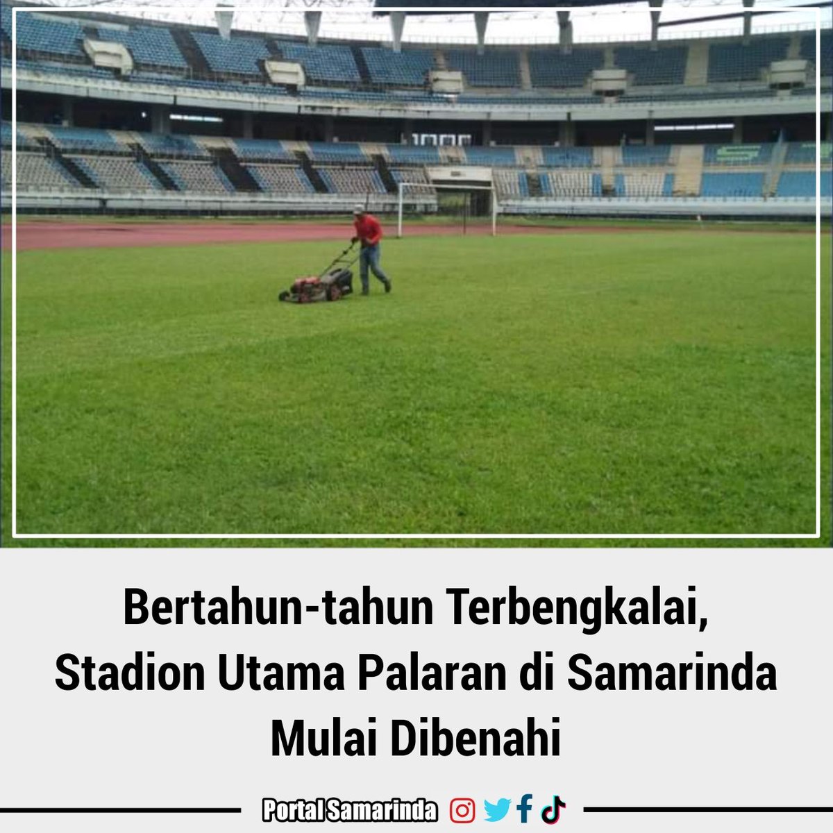 Pemprov Kalimantan Timur akan membenahi stadion tersebut. Mulai dari perbaikan secara perlahan di dalam hingga luar stadion. Hal ini agar Stadion Utama Palaran yang menjadi kebanggaan masyarakat Kaltim ini kembali eksis.

Selengkapnya di Kompas.com

#portalsamarinda