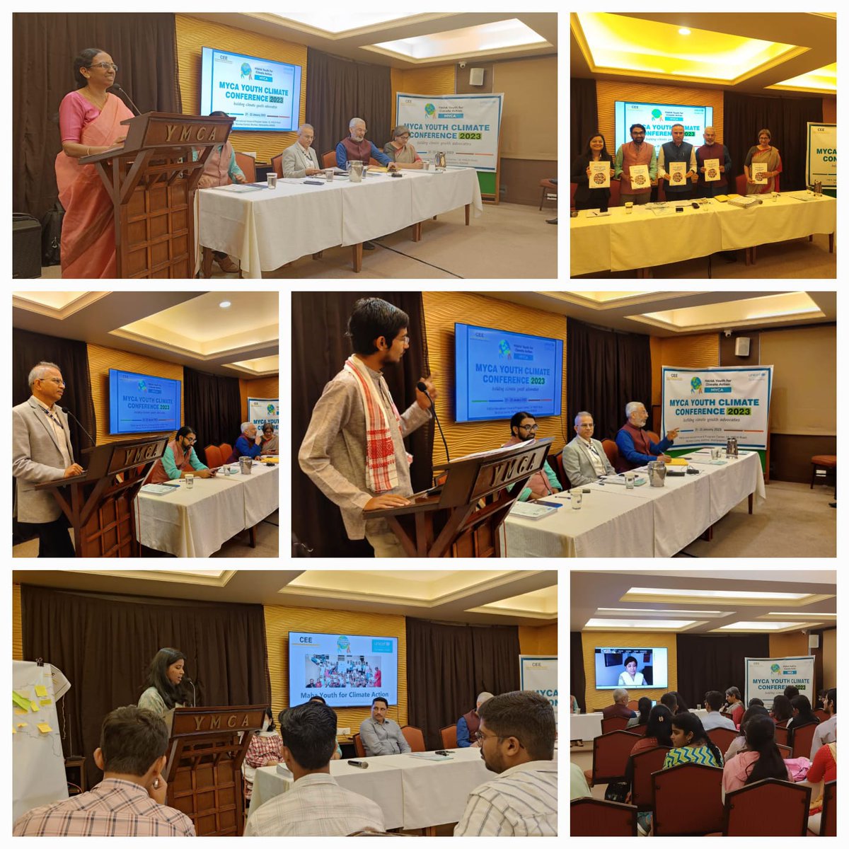 #MYCA Youth Climate Conference 2023 by #UNICEF & CEE with over 50 youth - 22 districts - 1 state - 3 days -14 sapcc recos analysed results in 'We the youth of #Maharashtra, commit to working individually and together for a #climateResilient future, embracing climate justice'