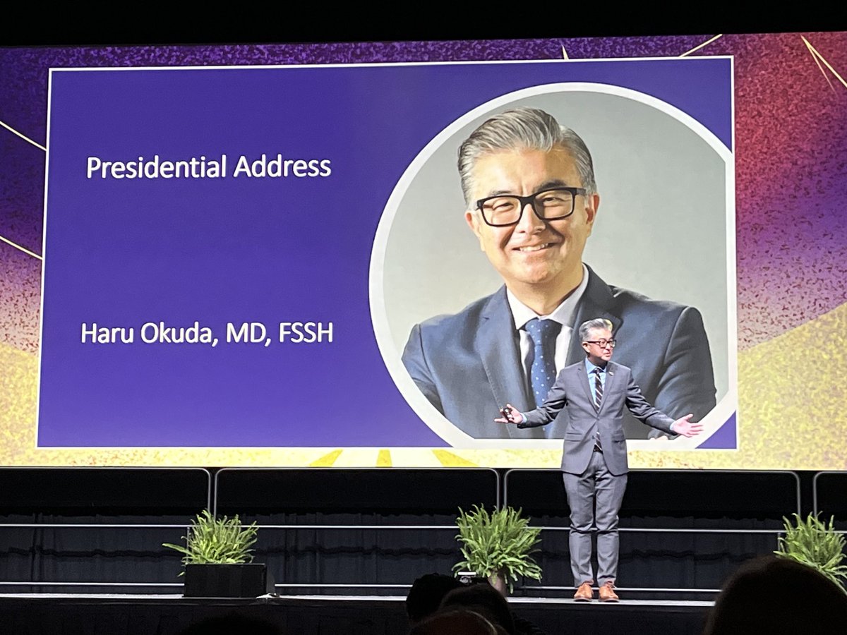 My original mentor ⁦⁦<a href="/Haruokuda/">Haru Okuda</a>⁩ kicking off #IMSH2023 yesterday. 
He got his sim start at ⁦<a href="/SinaiEM/">Sinai EM</a>⁩ ⁦@Sinai_Emerg_Med⁩ - Just sayin’