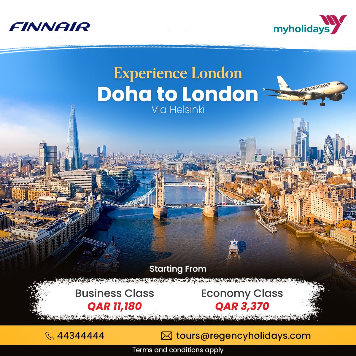 Cherish the world-class hospitality of Finnair Airlines while traveling from Doha to London via Helsinki. Have an amazing time experiencing all the luxurious and well-acclaimed services of this finest airline. 

Contact us for more info.

#finnair #traveltolondon #dohatolondon https://t.co/7ibMszdsgK