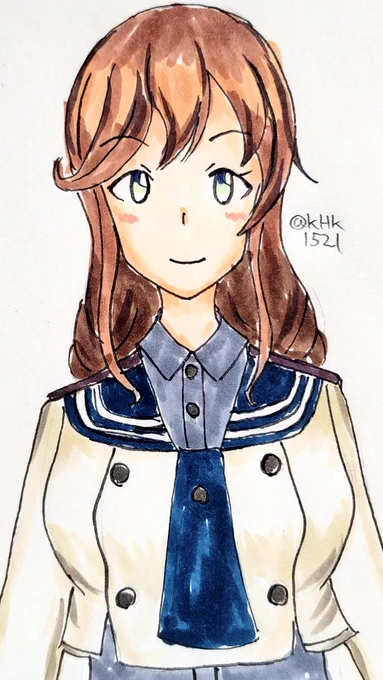 能代さん#艦これ版深夜の真剣お絵描き60分一本勝負#艦これ版真剣お絵描き60分一本勝負_20230123 