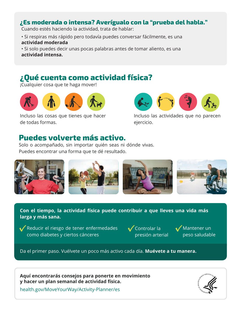 UConnExtension's tweet image. It’s #MoveItMonday! Did you know adults need about 150 minutes of physical activity per week? 👟 You may be wondering, “What counts as physical activity?” Here are a few tips that can help you make every movement count! 
Graphics: Materials for Adults | health.gov