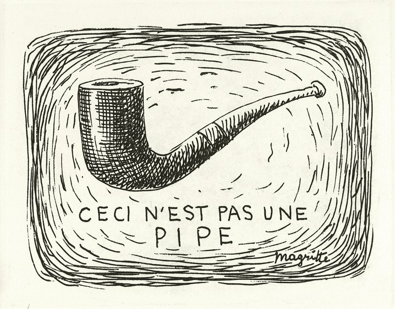 René Magritte, Ceci n'est pas une pipe (This is not a pipe), 1962 #renémagritte #minneapolisinstituteofart collections.artsmia.org/art/95739/