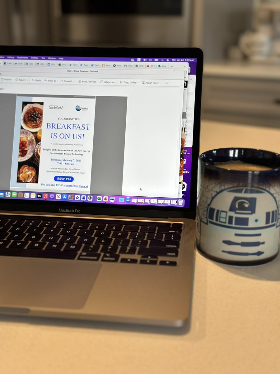 StevenDawsonSD's tweet image. Going to #Distributech? Then we have a special treat for you! @TMG4U &amp;amp; @SmartEnergyW are hosting a breakfast 🥐☕️ session together with @SDGE on “Insights at the Intersection of the New #Energy Environment &amp;amp; New Technology”. DM me if you like to join 📲 #DTECH23 #HappyMonday