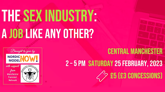 GMcalendar's tweet photo. Is #sexwork a real work? Who benefits from this ideology? Come along to hear from women who have lived experience of the #sextrade reality, and those working to bring #change. #Manchester Sat, 25 Feb at 2pm. #Tickets https://t.co/xJHbePSoMW #ManchesterEvents #manchester_events https://t.co/pcxyJ1JeRE