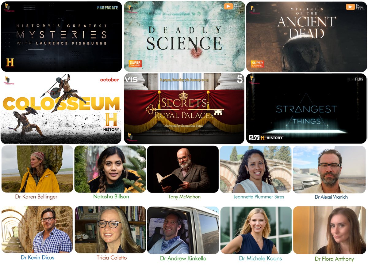 Pastpreservers's tweet image. What a great way to start off 2023, six TV shows currently on air with ten of the wonderful experts from Past Preservers! Huge thanks to our experts &amp;amp; lots more opportunities on the way, sign up today! 
pastpreservers.com/our-people/