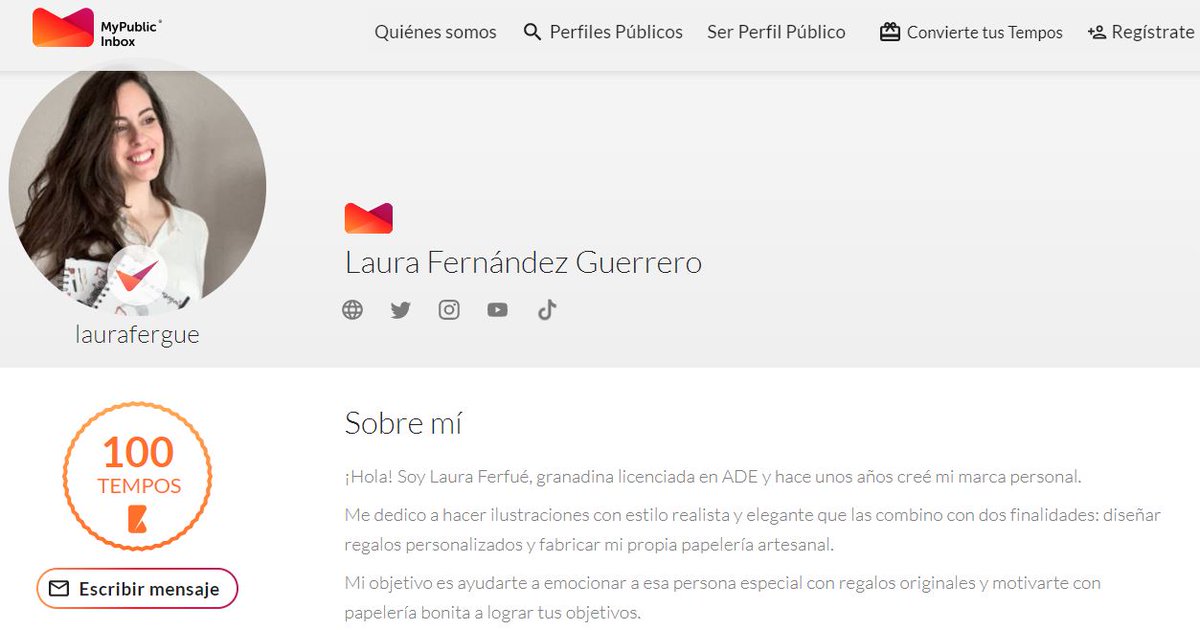 Hoy damos la bienvenida a la plataforma a <a href="/laurafergue/">Laura Fergué</a>, licenciada en ADE. Desde hace años se dedica a realizar ilustraciones para diseñar regalos personalizados y fabricar su propia papelería artesanal. Descubre más sobre ella y su tienda online 👉
mypublicinbox.com/laurafergue