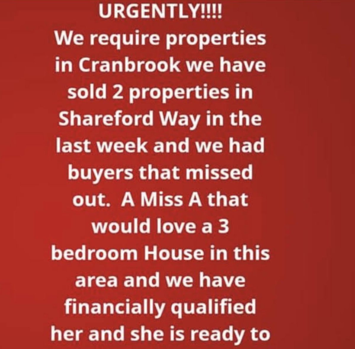 AgentMemes's tweet image. Thoughts on this "Wanted" Advert? Sent in by a reader. 👀
#property #estateagent #memes