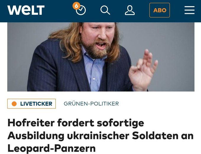 oh, hört hört - da hat ens Dickes aber mal ganz gewaltig die Mädels vergessen - Hey Grüni*innen, wo bleibt die Quote... es fordert ukrainische "Soldaten" auszubilden... ja wie - und die Soldatinnen, sind völlig Luft für gewisse Pumpen... *innen #blond #grün