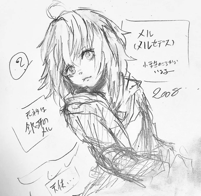 小学生の時に作ったうちの子(8歳の時やから小2か 
