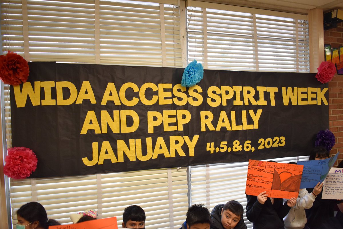 JMESCougarPRIDE's tweet photo. Best way to hype everyone up for the #WIDAAccess assessment.. have a parade! Our Cougar educators & students showed their creativity during our vocabulary parade! @pgcps @PGCPSESOL https://t.co/MTEhErRkSU