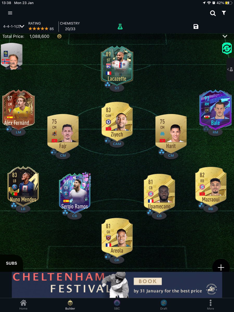 XanderTech2's tweet photo. 24 hours ago my teams looked like this (A for objectives, B was my actual team) until my account got entered without permission and deleted the tradeable players and all my contracts etc along with all my coins. I would show the deleted consumables but can’t put another pic in. https://t.co/pNHaCO6ErS