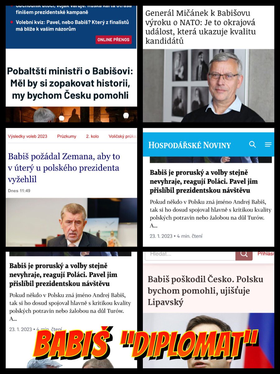vladimir_snydl's tweet photo. @AndrejBabis “diplomat amatér” poškozuje ČR u našich spojenců v NATO, lze a krade! AB je proruský kolaborant a diletant! 🤡 #zlo #chaot #cosANOstra
Volte profesionála @general_pavel a myslete na budoucnost ČR! 🇨🇿 #WeAreNATO https://t.co/DPwAvuoord