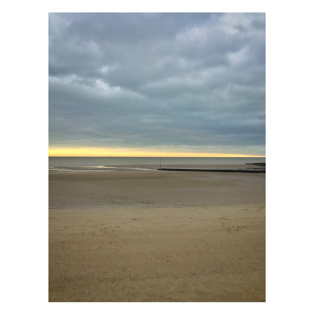 Peace, quiet and solitude. #minimalist #seaside #kent #alone