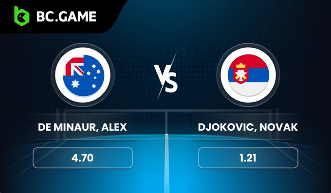 BCGameOfficiaI's tweet photo. 🎾#AustralianOpen

A match between Novak Djokovic🇷🇸 and Alex de Minaur🇦🇺 is upcoming at the Australian Open 🎾

Place your bet: https://t.co/qeTmQSrkL4

#NFL #MLB #NHL #SportsBetting #BCGAME #SerieA #Football #SportsGambling  #SportGiveaway #NFTCommunity #ATP https://t.co/E7Bj2kJnz4