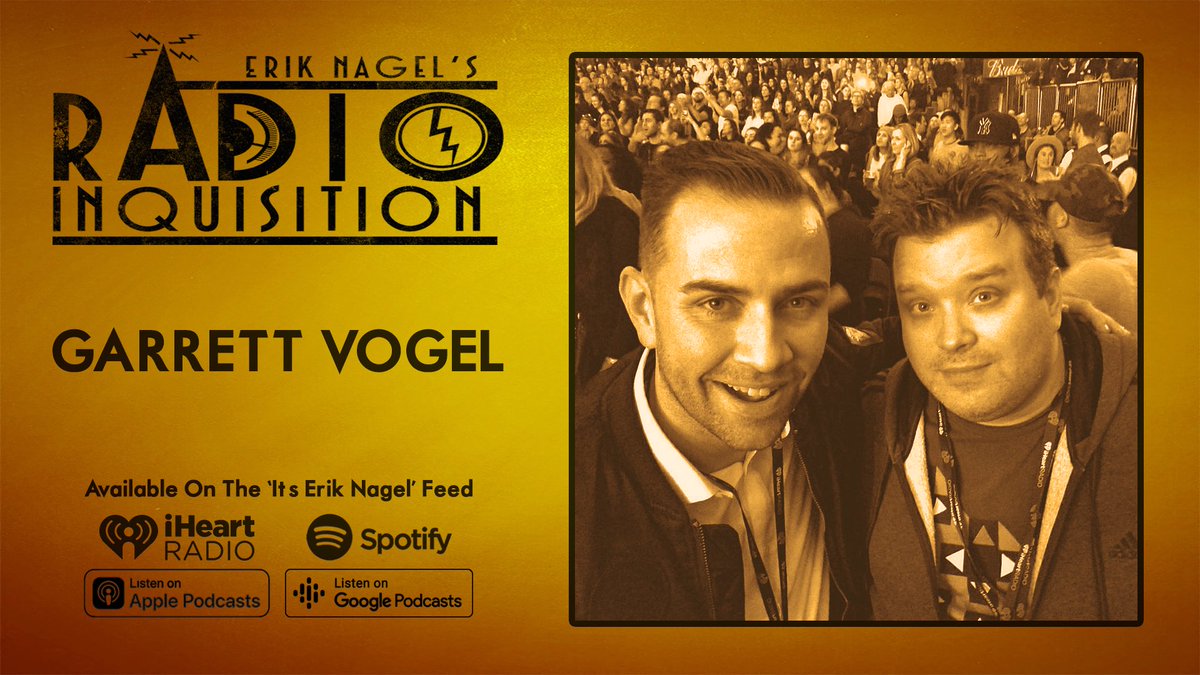 itseriknagel's tweet image. Brand NEW ‘Radio Inquisition’: Garrett Vogel from ‘Elvis Duran &amp;amp; The Morning Show’ @ElvisDuranShow @iHeartRadio 
#elvisduran #z100 

💻VIDEO: youtu.be/ZxnZf6SDs9o

📱Audio on Apple | iHeartRadio | Spotify | anywhere you get podcasts.