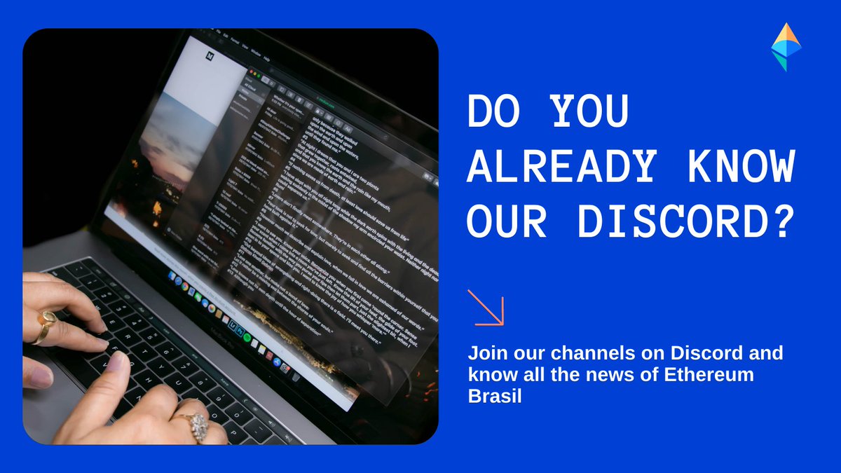 Ethereum_Brasil's tweet image. Be part of the #EthereumBrasil Discord and find out what&apos;s new.

Now we will also share vacancies in different areas on Web3.

🔸ethereumbrasil.com/links