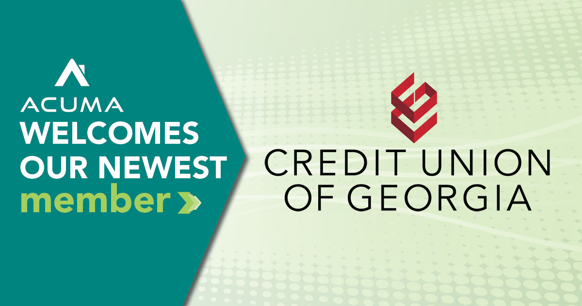 Welcome to our newest credit union member - Credit Union of Georgia! #welcome #newmember