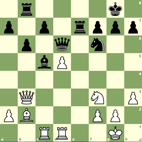 MalaLorne's tweet image. White to play, how can we win material?
Follow, like and/or share the page for a challenge daily 🙂
#chess
#chessinstruction
#chesspuzzle
#chesstactics
#chesstraining
#chesslearning
#ajedrez
#xadrez