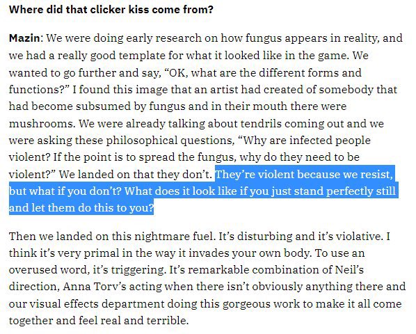 <a href="/chrisdadeviant/">chris</a> Way more intense! She was absolutely fucking terrified and alone and didn’t fight back. This quote from Mazin gives it some context