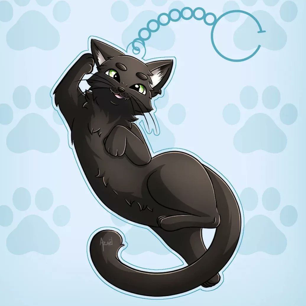 azael_draw's tweet photo. Keychain : Ink the cat ❤️

#chat #cat #keychain #porteclé https://t.co/bTxOmLA5zS