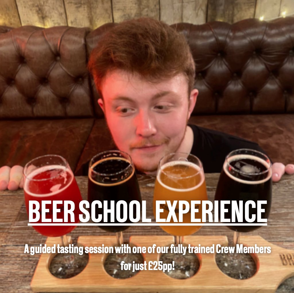 Fancy a unique Beer Tasting Experience with a member of our team?😏 Why not book in for one of our Fantastic Beer Schools for just £25pp!🤩 Link to book in bio!😁 #brewdogbradford #bradfordbar #beerschool