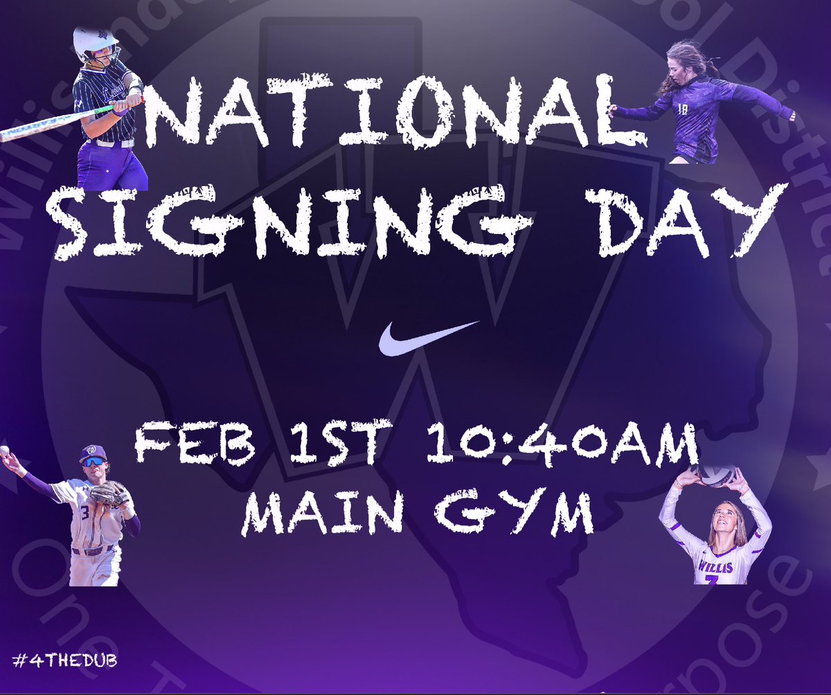Please join us as we celebrate our student athletes that earned a blessed opportunity to further their education and athletic careers. 
                 🚨 
Parents please check in the front of WHS and table decorations starts at 9:30. THIS IS FOR ALL SPORTS! PLEASE RETWEET!