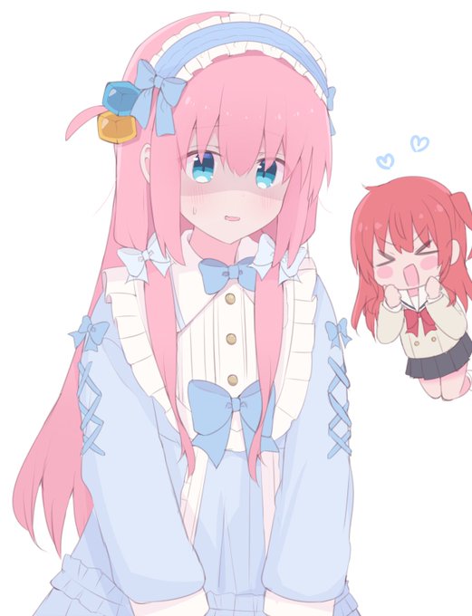 椎名唯華 「シンプルなメイド服~ 」|よもぎのイラスト 椎名唯華 「シンプルなメイド服~ 」|よもぎのイラスト