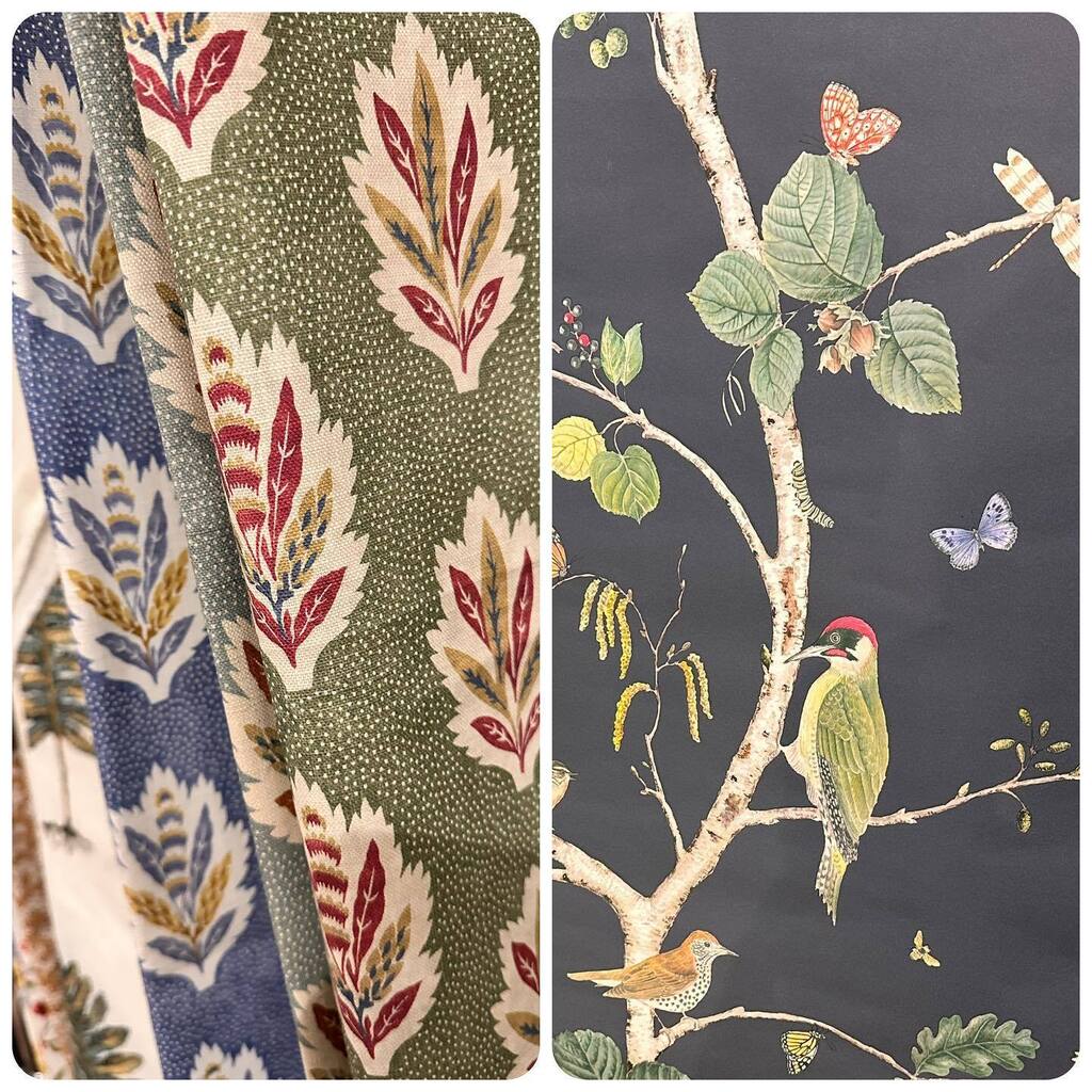Some of the newest (and favorite) introductions from @sandersondesigngroupusa which were  unveiled in Paris last week. Books and samples will be arriving in the showroom soon so message us if you’d like to be notified when they arrive! #sanderson #parisdecooff #pasadena #onl…