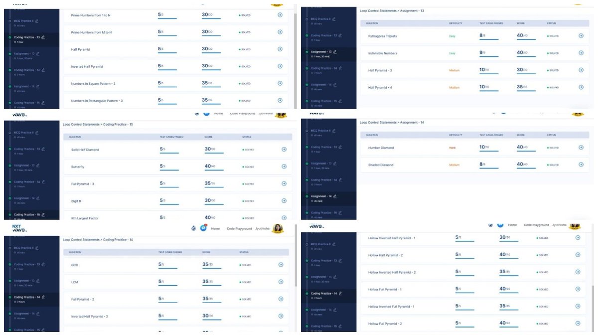 JyothishaB's tweet image. #TIC
Hello Connections!!
Today I have completed some of my 'Python' assignments.
#nxtwavewrap 
#rahulattuluri 
#python #assingnment 
@nxtwave_tech 
@rahulattuluri 
@sashankreddy07