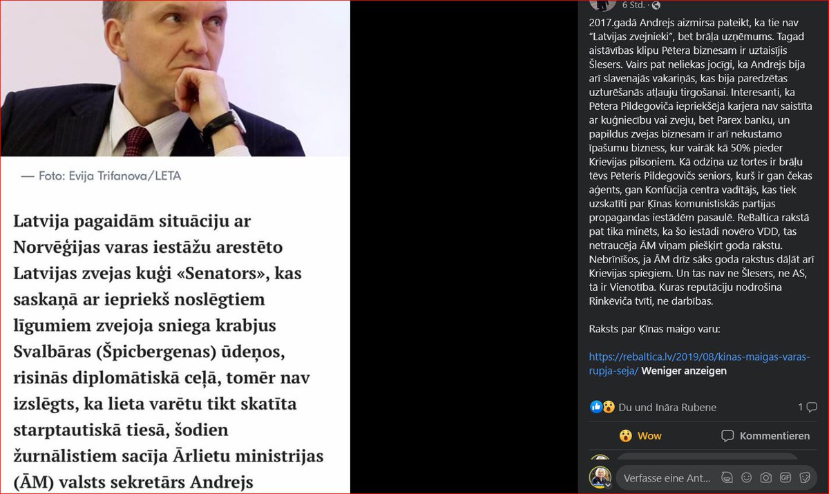 @DievaSuni Soctīklos par šo informāciju var atrast, bet kam interesē? Te var paklausīties facebook.com/zverslatvia/vi… vēl.
Un ielikšu pāris komentārus no soctīkliem.