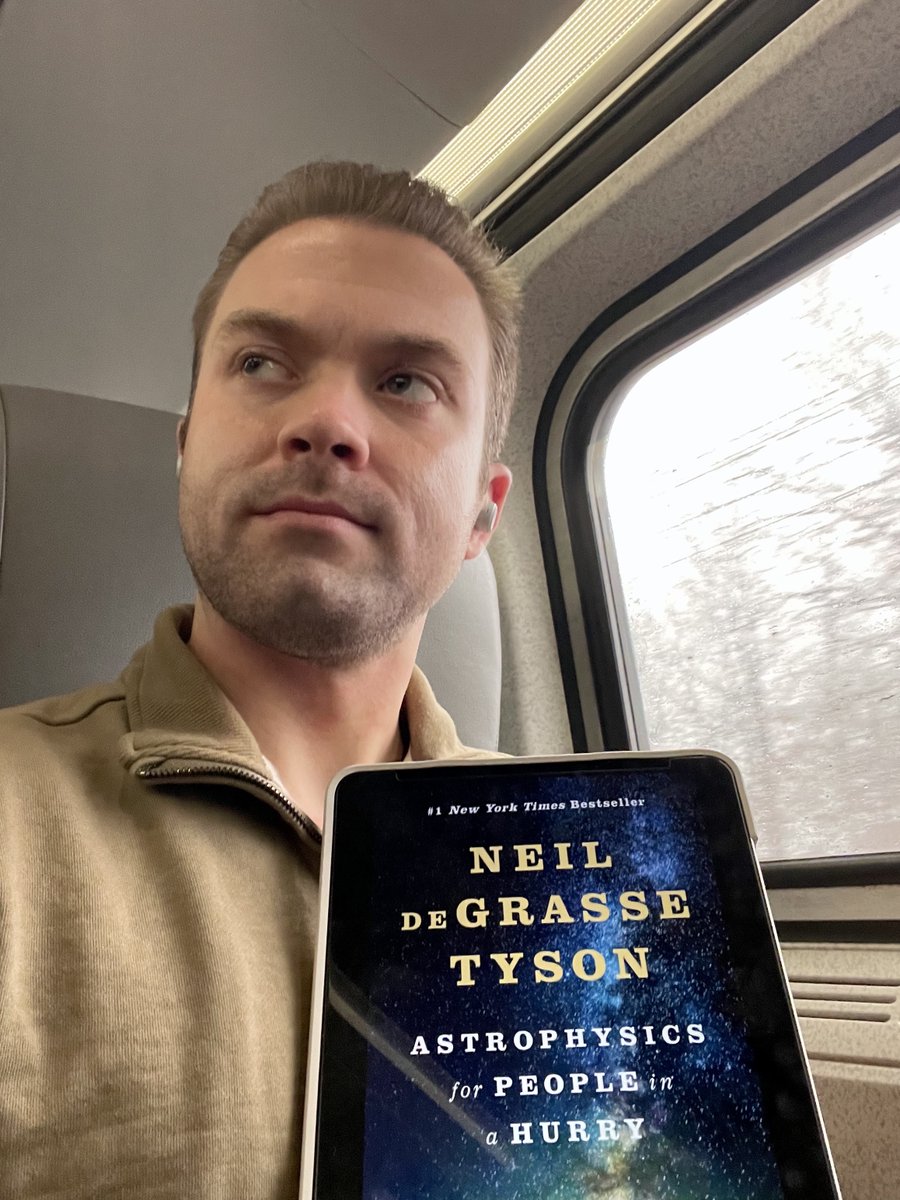 Corey_Katona's tweet image. Had the ‘phones in today and took the time to start listening to “Astrophysics for People in a Hurry” by Neil deGrasse Tyson. Love learning more about our universe. #gamedeveloper #audiobookproducer #elearningcompany #astrophysics #alwayslearning #creativedirector
