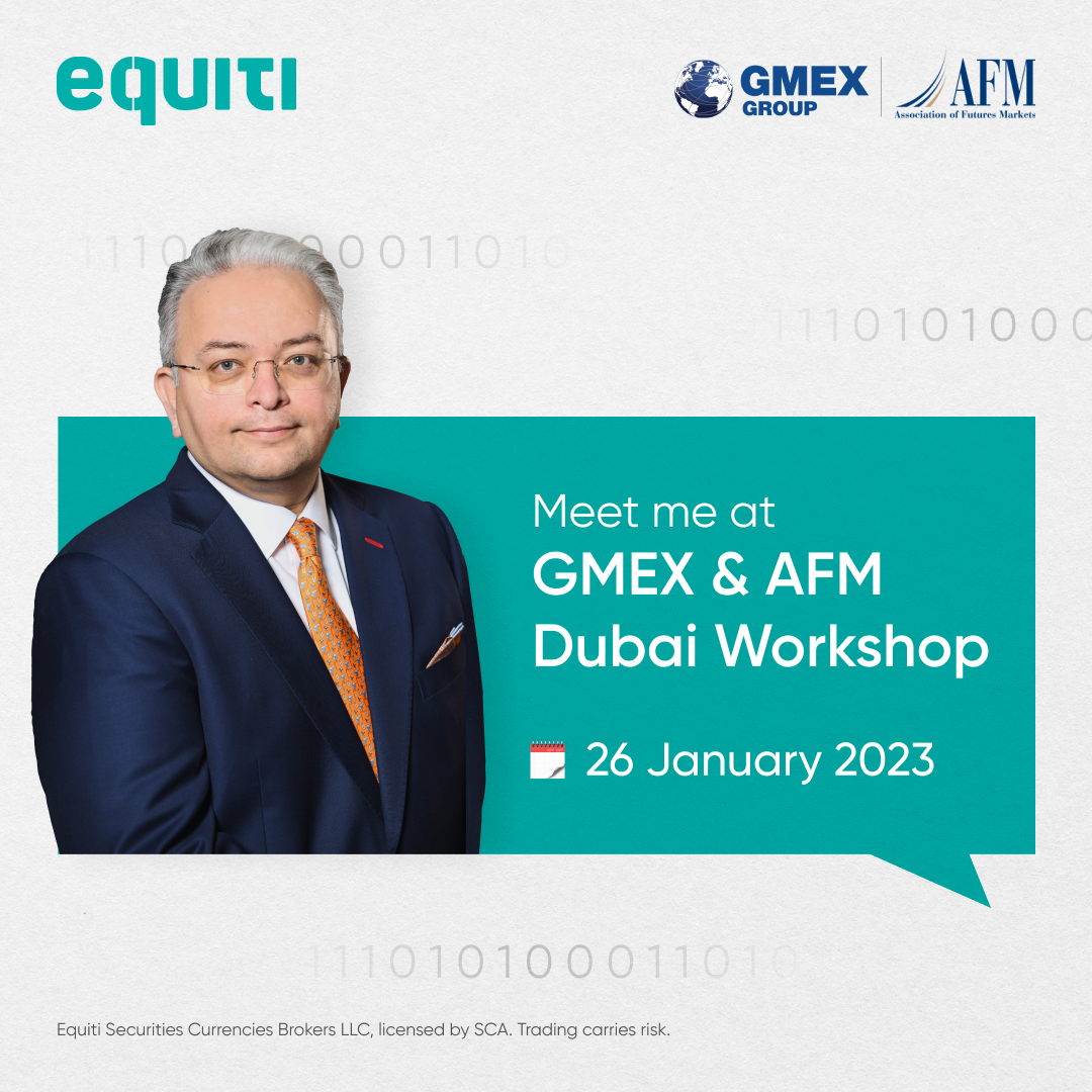 Our Head of Strategy, @gaurangd12, will be sharing his thoughts and insights on #Fintech and #Financial_services at the GMEX - AFM Dubai Workshop - Digital Transformation of Markets 📅 26 January at 10:05 UAE Time 📍 Dubai, UAE #Equiti #GMEX #AFM #Digitaltransformation