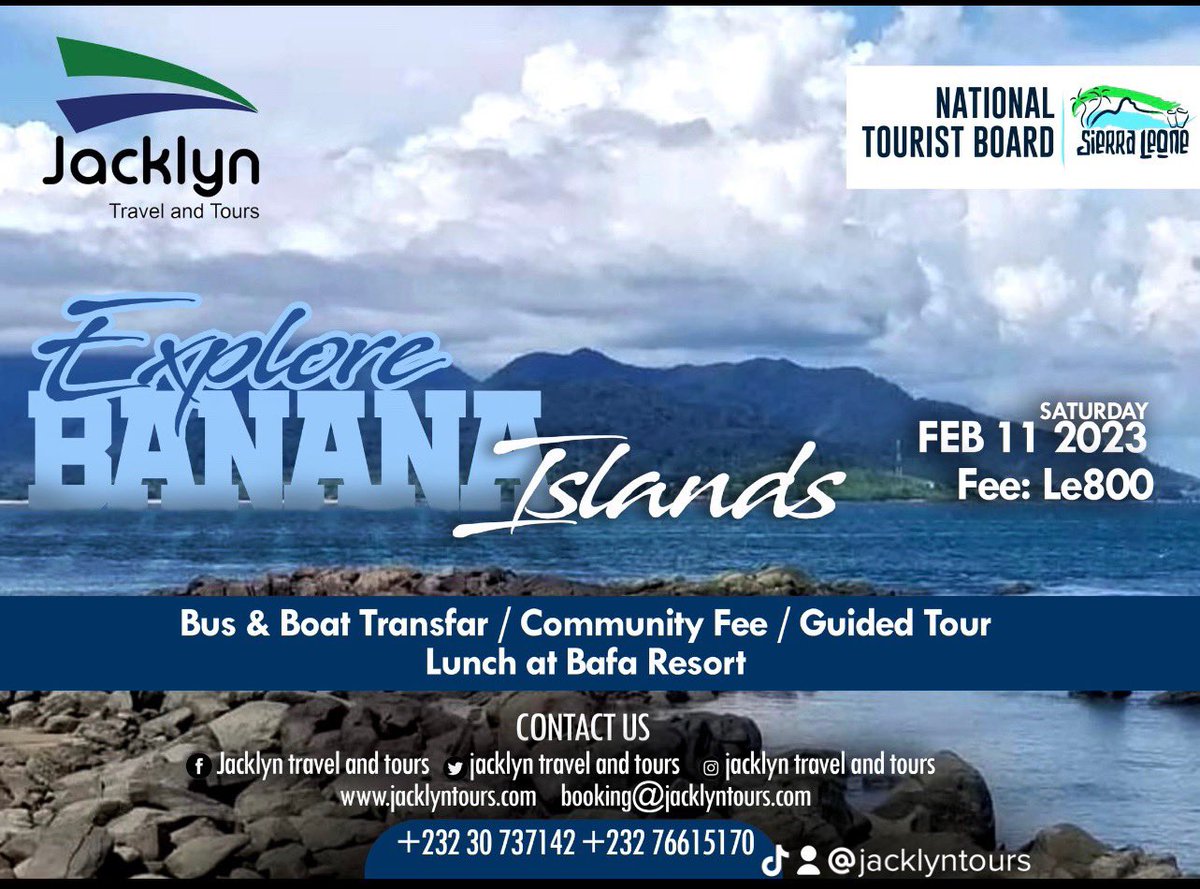 JacklynTours's tweet photo. Join us feb 11 explore banana island https://t.co/4q9ht5EZg4