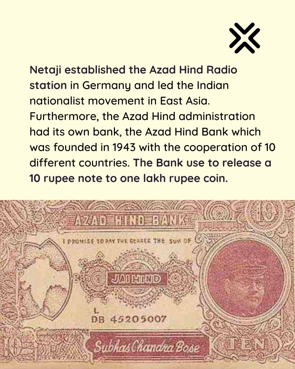 ScaleX_Business's tweet photo. ScaleX Business pays a humble homage to Netaji Subhas Chandra Bose on his 126th birth anniversary. We bring you with some intriguing facts about Netaji's journey towards India's independence.
We shall be eternally thankful to him for his heroic deeds.
#NetajiSubhasChandraBose https://t.co/wcuV8ZTW2R