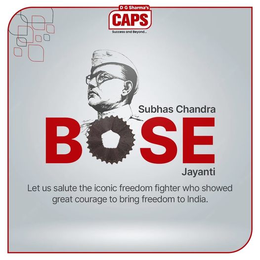 CapsLearning's tweet photo. ✨Netaji Subhash Chandra Bose, a leader who not only fought for India's freedom but also instilled a sense of national pride in every Indian.
💐 On his Jayanti, let's pledge to build a strong and united India. 
.#capslearning #capslearningnagpur  
#NetajiSubhashChandraBose https://t.co/liaZByAFGK