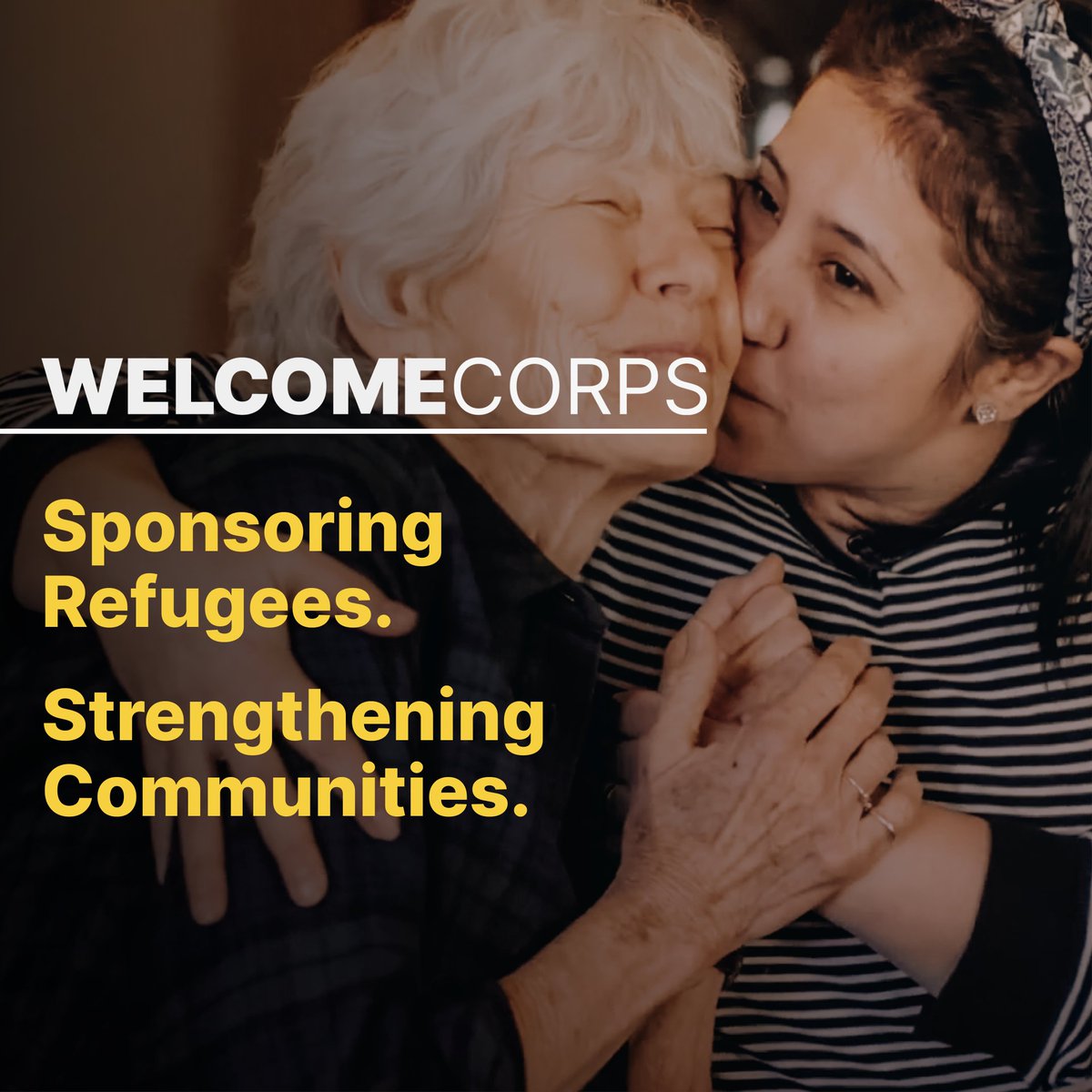 CAPIUSA1982's tweet image. The Welcome Corps is a new, permanent way for Americans to welcome refugees from crises worldwide. You can provide a safe refuge to those who need it most by sponsoring a refugee.

Join the Welcome Corps by visiting 🔗 bit.ly/welcomecorps