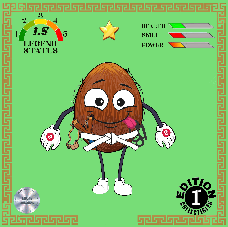 CryptoCoconuts1's tweet photo. "Introducing the newest addition to the NFT world: #CrazyCoconuts! These unique
and adorable characters are built on the XRP ledger and ready to take the
#crypto community by storm. Get ready to collect, trade, and even breed your very
own Coconut NFTs. #XRP #NFTs #Sologenic https://t.co/iJEnXT69xK