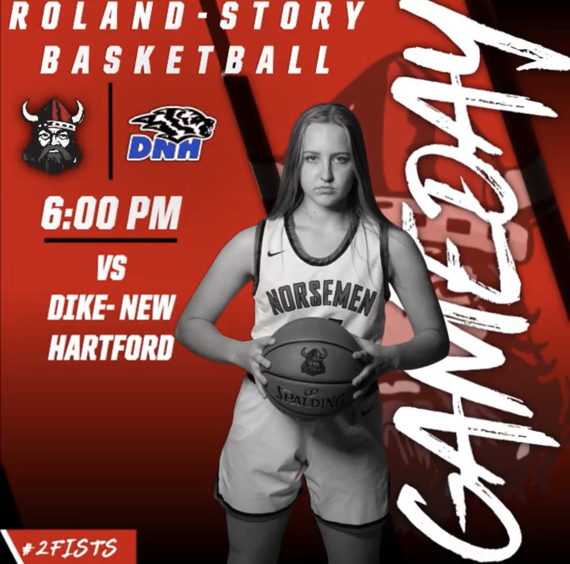 RS_ThorsDen's tweet photo. It’s Game Day! The Norse are hosting Dike-New Hartford tonight. BE THERE AND BE LOUD🔴⚫️
📍 Roland-Story High School
⏰Girls 6:00pm Boys 7:30pm
🆚 Dike-New Hartford
👔 PJ Night
#ROLLNORSE https://t.co/KQTrjAeKV3